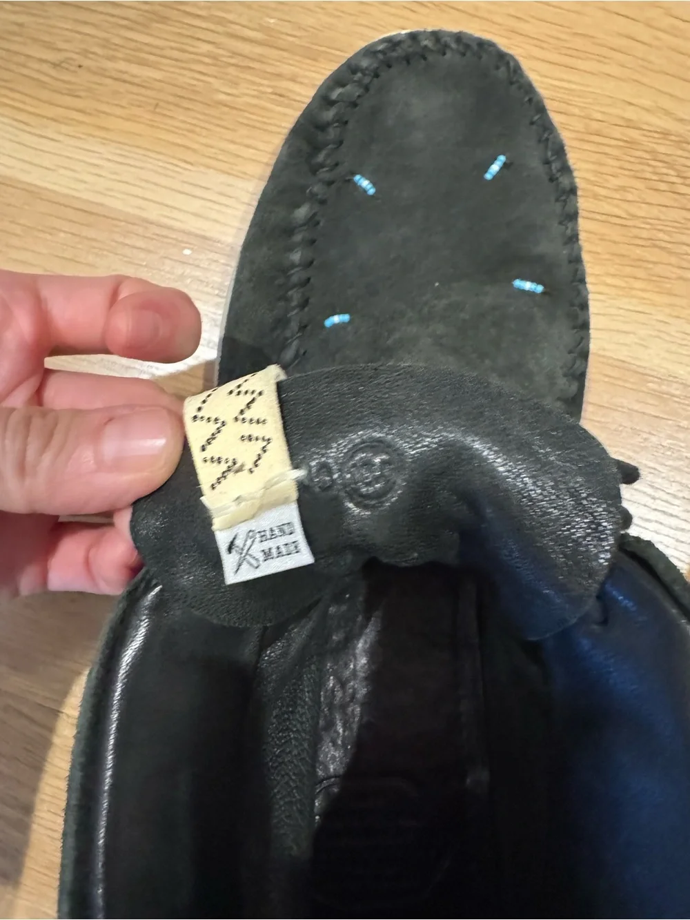 Visvim shaman Lhamo folk Men's Black Suede size 10.5